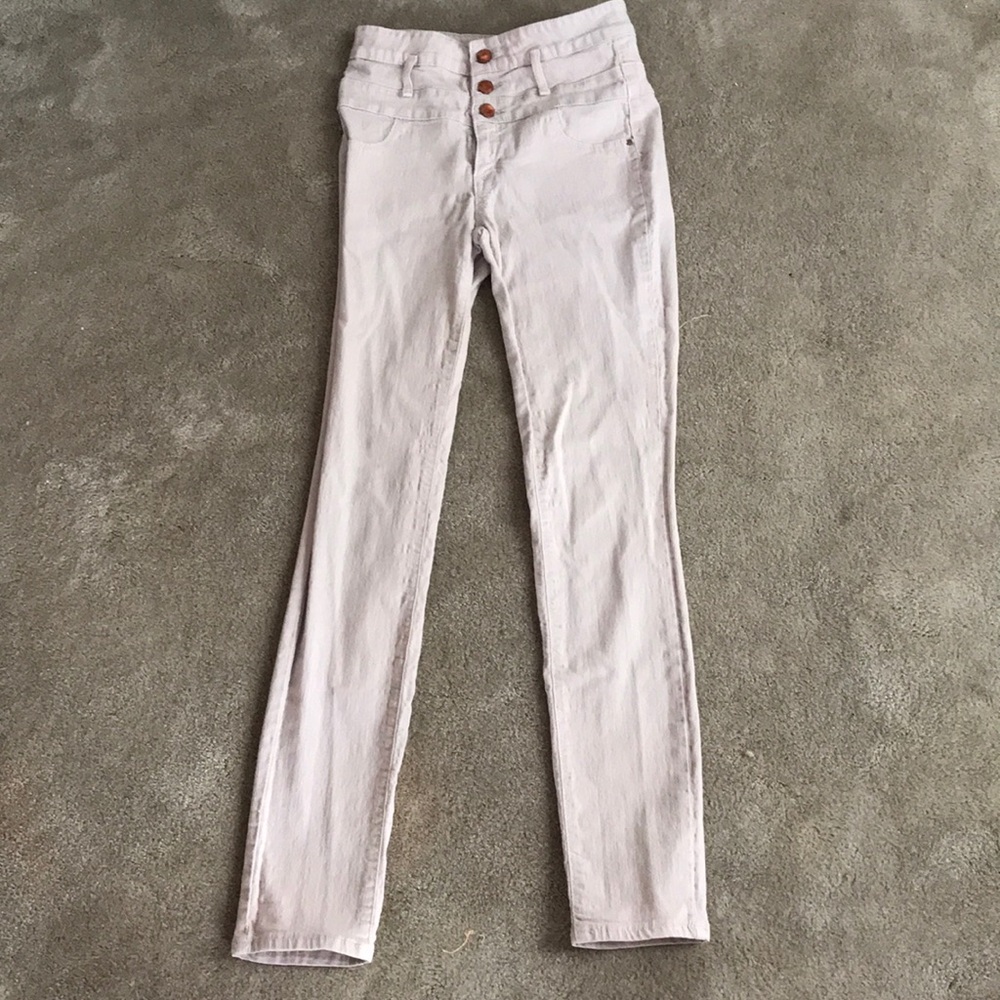 jeans from charlotte russ, light pink wash
